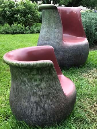 Quirky outdoor furniture by Art Dinouveau